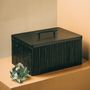 Caskets and boxes - Raba Boxes and Cylinder (Black) - FINALI FURNITURE