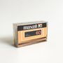 Design objects - MusicCloth® Poker Cards  weaved of Cassette tapes [ Gold, silver, Black ]  - REHYPHEN