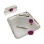 Decorative objects - GEMSTONE PLATTER SET - INDIA - BESPOKE HOME JEWELS BY MINJAL J