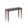 Console table - Timeless Console Table with Glass or Marble look-alike Tabletop - NORD ARIN
