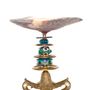 Sculptures, statuettes et miniatures - Coquille, perles de verre de Murano fabriquées individuellement, base antique - DUPONT BERLIN