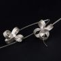Goldsmithing - MOEBIUS earrings. Sterling Silver, handmade - CHIARA DE FILIPPIS