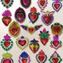 Decorative objects - Colourful ex-voto heart - TIENDA ESQUIPULAS
