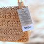 Bags and totes - AVA Raffia Crochet Shoulder Bag - SANABAY PARIS