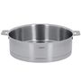 Stew pots - Stainless steel sauté pan 18-10 24cm Removable Strate - CRISTEL