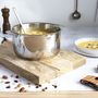 Casseroles - Série de 3 casseroles inox 18-10 16, 18 et 20cm Casteline Amovible - CRISTEL