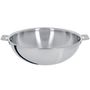 Frying pans - Stainless steel wok 18-10 24cm Casteline Removable - CRISTEL