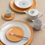 Kitchen utensils - Apricot porcelain plates - PORCEL
