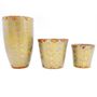 Candles - Gold lattice ceramic scented candle - WAX DESIGN - BARCELONA