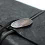 Leather goods - CARBONE BLACK JEWEL LEATHER POCHETTE - SLOW