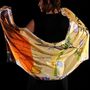 Scarves - Silk Literary scarves  - ABAT BOOK - ART FRIGÒ