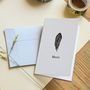Card shop - Mini Double Cards for Small Intentions with Letterpress Envelope - PAPPUS ÉDITIONS