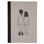 Stationery - hardcover notebook naked couple back - HELEN B