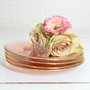 Gifts - Rose Glass Side Plate - Set of 2 - CRISTINA RE
