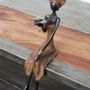 Sculptures, statuettes et miniatures - Statue bronze " femme assise". - MOOGOO CREATIVE AFRICA
