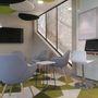 Office design and planning - Luminous partition in an office space - DACRYL