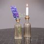 Vases - Glass bottle candle holders and vase - Reflexions and Stripes - ZENZA