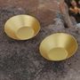 Objets de décoration - Bougies à thé rondes en cuivre pur et laiton fait à la main - DE KULTURE WORKS