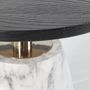 Objets design - Table d'appoint marbre avec plateau en bois | Pupil - URBAN LEGEND
