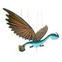 Other wall decoration - Long Neck Dragon - Handmade Wood Mobile from Fair Trade - FAIR MOMS