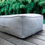Lawn sofas   - Puff - C2 collection - TROIS POMMES HOME - OUTDOOR LOUNGE FURNITURE