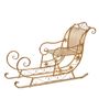 Other Christmas decorations - MET.DISPLAY SLEIGH TT GLD 149CM MAX100KG - GOODWILL M&G