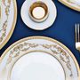 Assiettes de réception  - Imperio Gold assiettes en porcelaine - PORCEL