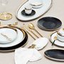 Formal plates - Saturn porcelain plates - PORCEL