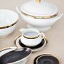 Formal plates - Saturn porcelain plates - PORCEL