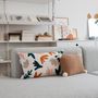 Cushions - CORAL CUSHION IN VELVET - SHANDOR