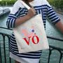 Bags and totes - TOTE BAG - SWEET WORDS - PIED DE POULE