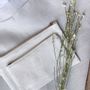 Clutches - Linen Pochette - Travel Bags - GIARDINO SEGRETO