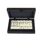 Gifts - DOMINO SET in wooden case with Lupo burl - MANOPOULOS CHESS & BACKGAMMON