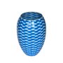 Bols - Middle Blue River Barrel Vase Big - SYNCHROPAINT