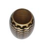 Vases - Gold Shadow River Barrel Vase Medium - SYNCHROPAINT