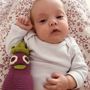 Toys - RÉGINE EGGPLANT - BABY RATTLE 100% ORGANIC COTON - MYUM - THE VEGGY TOYS