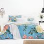 Bed linens - Ocean Flowers Duvet Cover Set - MARSALA HOME ®