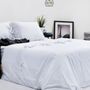 Linge de lit - Parure de lit avec housse de couette blanche - MARSALA HOME ®