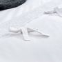 Bed linens - White Embellished Duvet Cover Set - MARSALA HOME ®