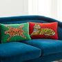 Cushions - Tiger small stitch cushion - JONATHAN ADLER