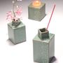 Ceramic - Tortoise Shell Pattern Ceramic Vase and candle Stand - WORKSHOP YEONHUI