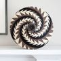 Decorative objects - Brown & Black Feather Motif Wounaan Basket - RAINFOREST BASKETS