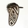 Decorative objects - Grande Black & White Embera Horse Mask - RAINFOREST BASKETS