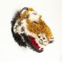 Objets de décoration - Grande Masque de tigre floue par Embera Weaver - RAINFOREST BASKETS