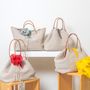 Bags and totes - Linen handmade big bag-Red - TAITUNG ESSENCE - MAINMAWU