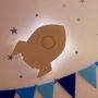 Other wall decoration - Wooden Silhouette Wall Light – Rocket / Cactus / Saturn - SOMESHINE