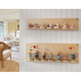 Other wall decoration - Display Shelf with Seven Sliding Disks, Small, Natural - WENDT & KUEHN
