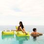 Outdoor pools - BEAN BAG LOUNGE CHAMPAGNE TABLE - POUFOMANIA