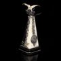 Bijoux - Eagles Silver Clock Obsidian - ORMAS GROUP