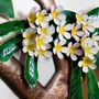 Pièces uniques - Plumeria Arbre en cuivre émaillé - BAAYA GLOBAL